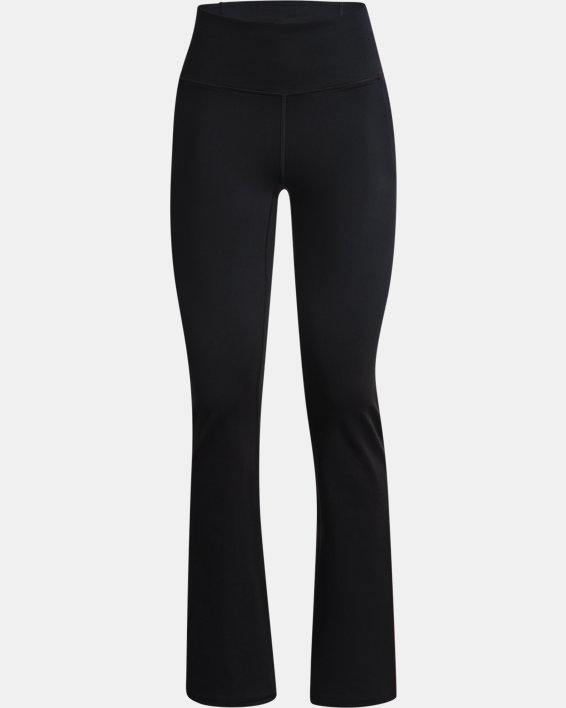 Women's UA Meridian Flare Pants, Black, pdpMainDesktop image number 4